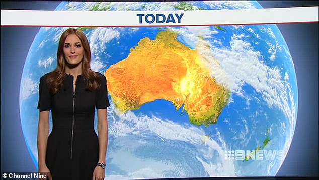 After the 2004 Brownlow Medal, Bec was inundated with offers from Australian TV networks offering her roles.  She is pictured presenting the weather on Nine News Melbourne in 2014