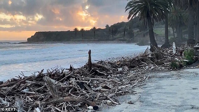 The 'complete failure' of the beach's drainage system came after extensive storm damage