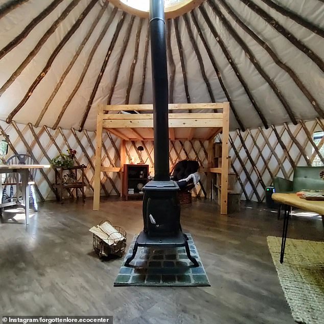 The brothers started the project in March 2023, worked tirelessly over the next four months, and completed the yurt in July.