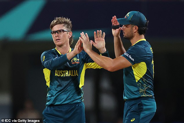 Leg-spinner Adam Zampa snared four wickets against Namibia and will be a key figure with the ball against Scotland