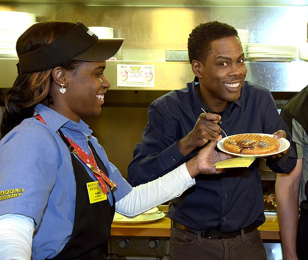 Chris Rock (right) is a fan of Waffle House, which raises prices
