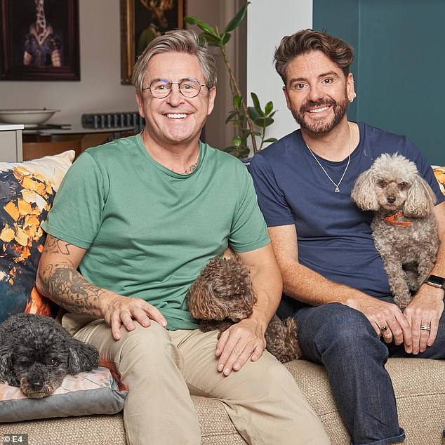Gogglebox star Daniel Lustig, (right) revealed the truth about his divorce from husband Stephen Webb and explained how he feels about them dating again while STILL living together
