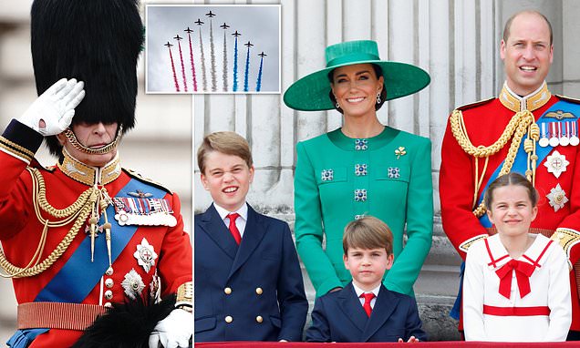 1718439879 899 Trooping the Colour LIVE Kate Middleton will make her first