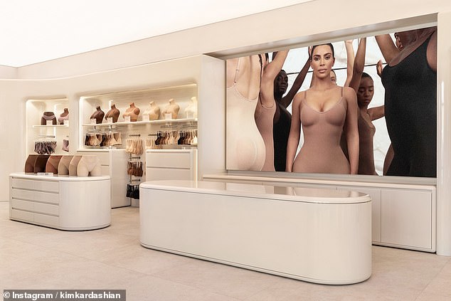 She took to Instagram to announce the store's grand opening and give her 362 million followers a glimpse of the interior