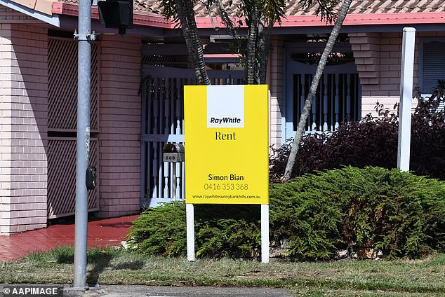 A politician earning a salary of $167,000 has become homeless, a sign that Australia's housing and cost of living crisis has spiraled out of control.  The photo shows a house for rent