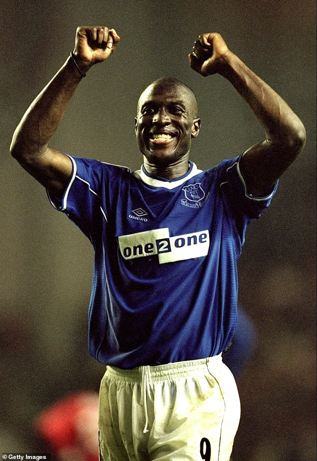 Campbell became a cult hero at Goodison Park after his nine goals in eight games saved the club from relegation in 1999