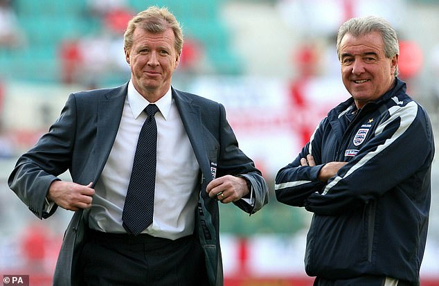 Steve McLaren (left) and Terry Venables (right) had a string of excellent players at their disposal as England managers