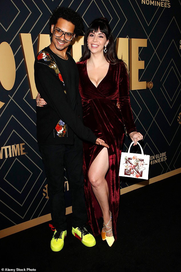 Chelsea Devantez with her husband, fellow comedian Yassir Lester