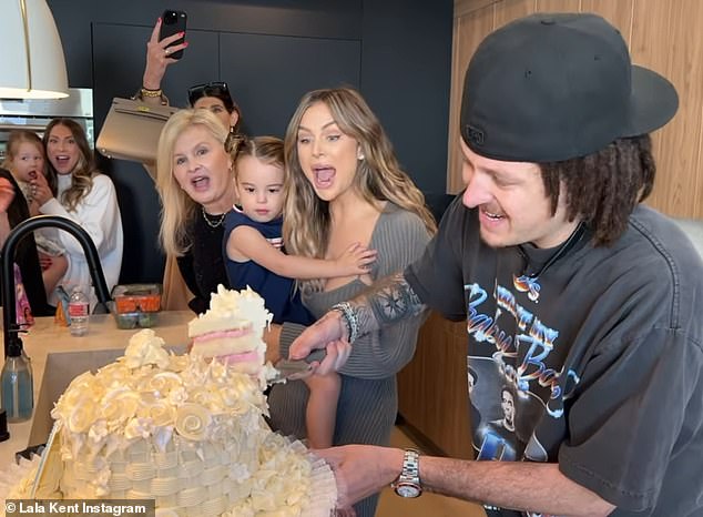 In April, she posted a sweet video from her gender reveal party, showing the exact moment she found out she was having a daughter