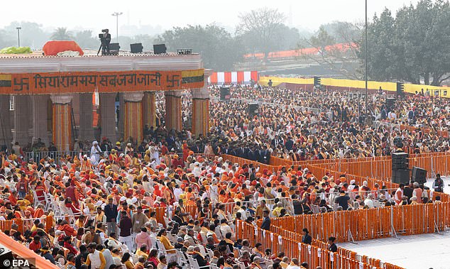 Tourists are also flocking to India to visit the new Ram Mandir temple, which opened in January