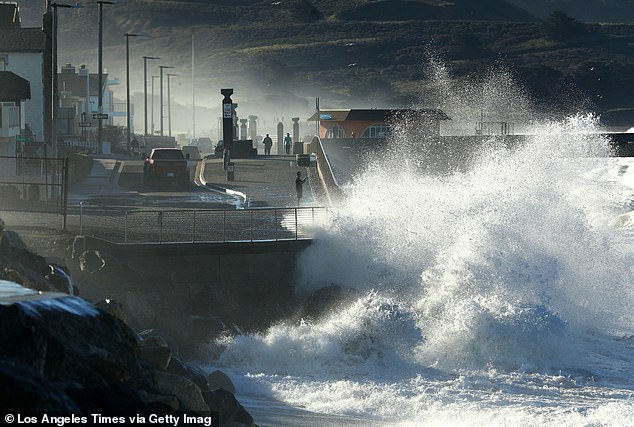 The city of Pacifica, just south of San Francisco, is ground zero on the issue of coastal erosion.  On January 20 and 21, the combination of an ocean tide and a king tide caused high waves.  Some houses and apartment buildings have already been lost to the forces of nature