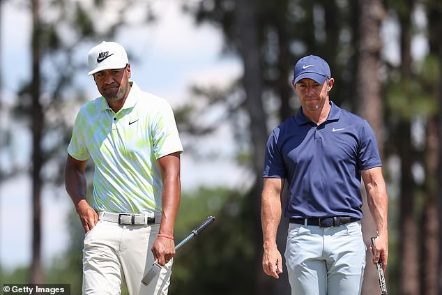 The old friends were paired together on Saturday when they played in the US Open at Pinehurst