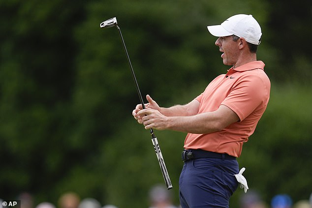 Rory McIlroy was spotted without a wedding ring during the opening round of the US Open