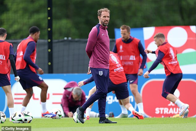 The England manager (centre) has the ability to set the record straight over his record as England boss