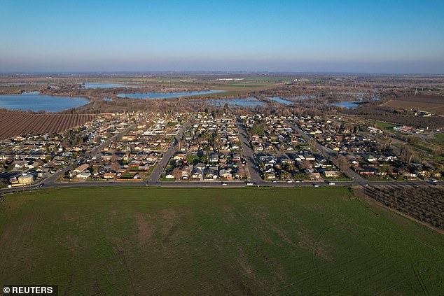 It is impossible to say with certainty that the floodplains saved Grayson.  Years of drought had also robbed the river of its fury.  But some experts say floodplain restoration could help spare neighboring towns.  Grayson is seen near 2023 San Joaquin River floods