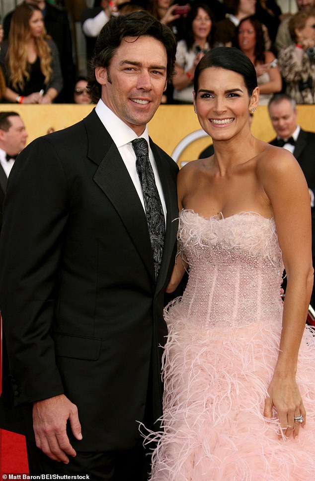 Avery is the daughter of Angie, known for her modeling and starring roles in series such as Rizzoli and Isles, and former NFL star Jason Sehorn (pictured together)
