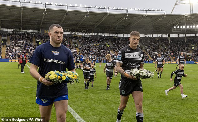 It was the first game for the Rhinos since Rob Burrow died from motor neurone disease