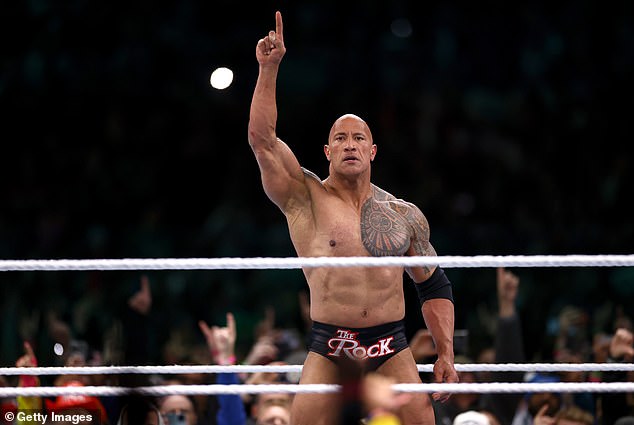The Rock has been working to bring The Smashing Machine to theaters since his production company acquired the rights to Kerr's story in 2019 (pictured in Philadelphia in April)