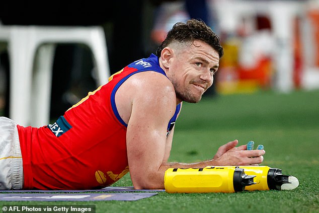 Lions star Lachie Neale (pictured) is friends with Holmes off the field