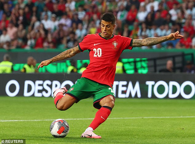 Cancelo is currently with the Portuguese team at the European Championships in Germany