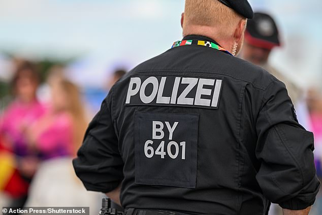 This despite the warning from the German police 'don't be advertising***' during the tournament