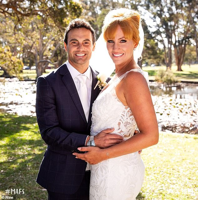 Jules and Cameron fell in love in front of the cameras during series six of MAFS in 2019 (pictured) before getting married for real in November that year