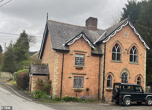 The actor's gloss black turbocharged Land Rover is often seen parked outside her Grade II listed cottage which has been put up for sale with a price tag of £420,000