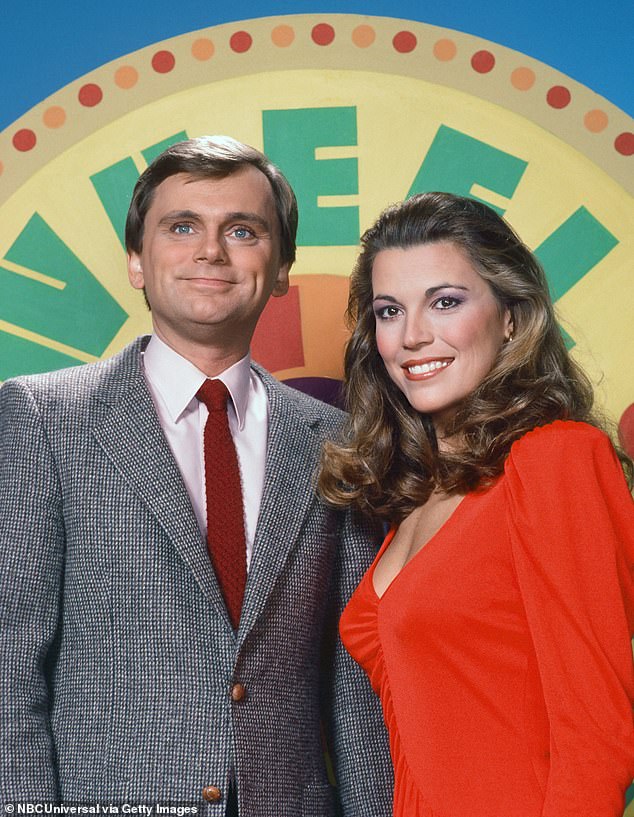 White, pictured with Sajak, 77, in season 10, 'wants to walk away' sooner than 2026, when her contract expires, because she finds it 'hard' without him