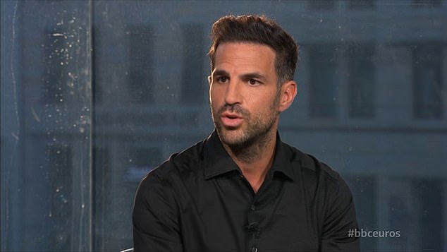 Fabregas (pictured) analyzed England's performance in their opening Euro 2024 match against Serbia