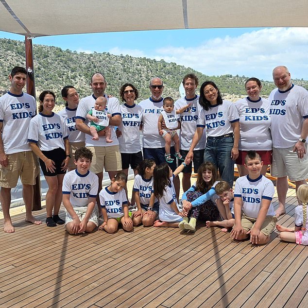 Zuckerberg's Instagram post showed members of his family wearing special T-shirts