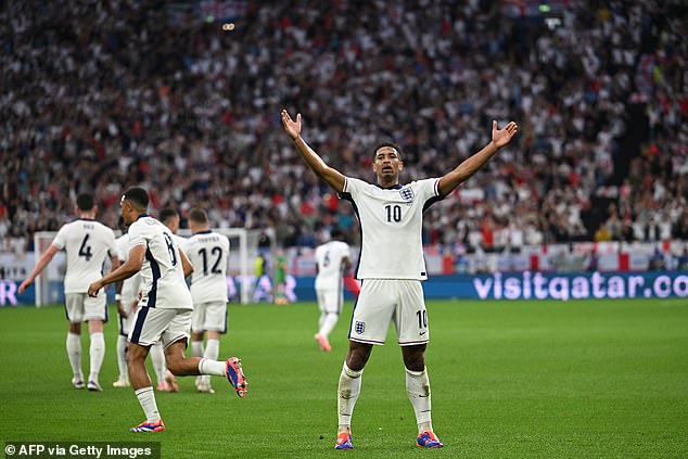 He marked England's opening goal of Euro 2024 with his trademark celebration