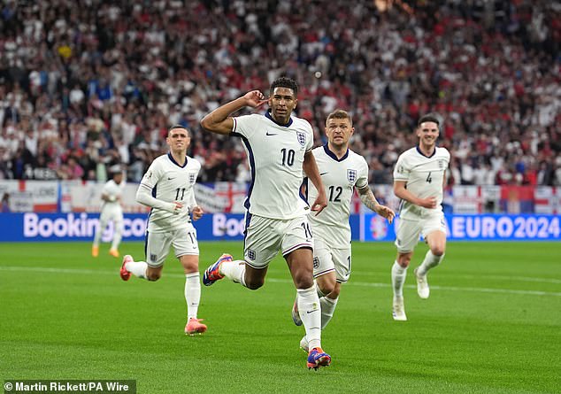 The Three Lions midfielder scored his side's only goal of the match as they cruised past Serbia