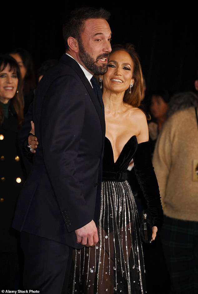 Affleck and Lopez at the premiere of This Is Me Now: A Love Story earlier this year