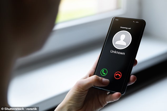 The man sent Ms Maree a one-time PIN code in a text message which she read to him over the phone, with the code used by the scammer to steal the money (stock image)