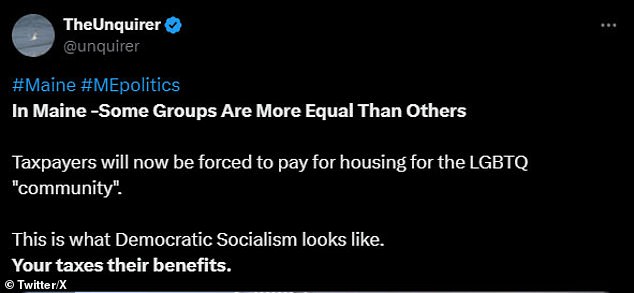 Another X-user described the project as Democratic Socialism