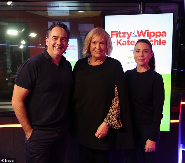 She dyed her caramel locks platinum blonde and cut her locks into a choppy bob and showed off her new look when she appeared on Nova 96.9's Fitzy & Wippa with Kate Ritchie