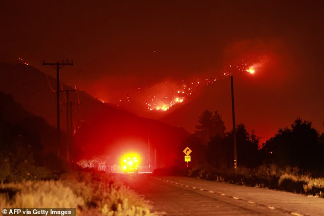 The devastating wildfire started Saturday just a hundred miles northwest of LA