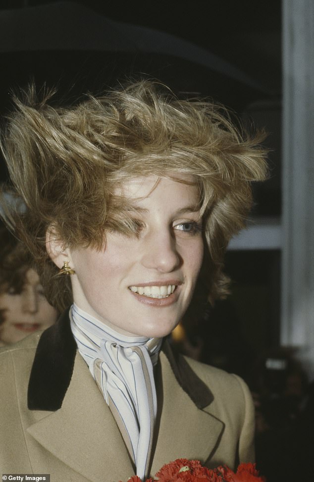 Princess Diana braves the great British breeze and visits Capital Radio in 1982