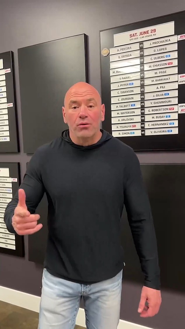 Fans weren't surprised when Dana White accidentally leaked the news