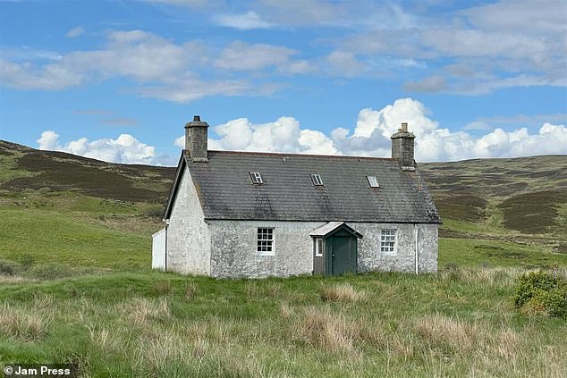 This remote retreat in the Scottish highlands will need a complete renovation