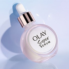 Olay's Super Serum firms and evens skin tones