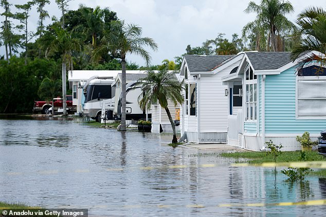 The extreme weather comes just days after Florida was hit by a once-in-a-thousand-year downpour