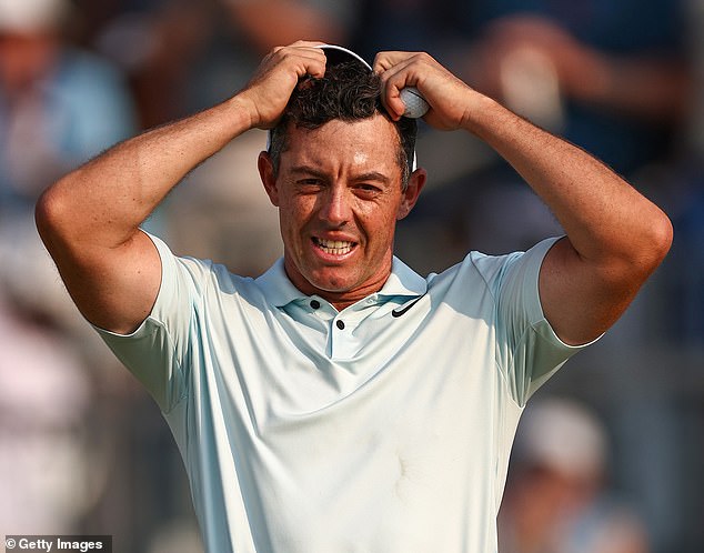 McIlroy had previously made all 496 putts he attempted from within three feet in 2024, but missed the crucial moment when he lost by one shot to Bryson DeChambeau.