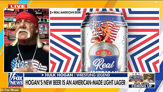 The surprising claim came as he promoted the launch of his American-made light lager