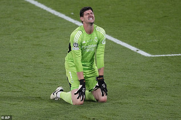 Courtois missed most of last season after suffering a serious ligament injury