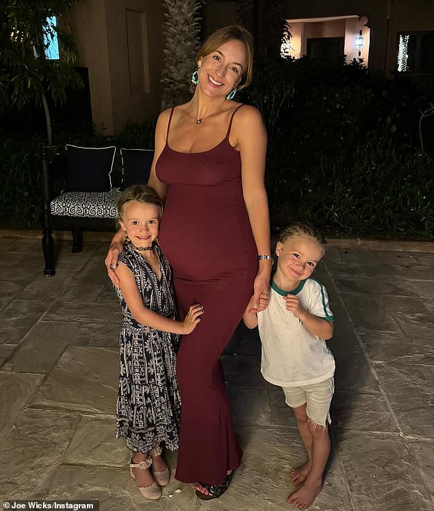 The fitness guru announced that he and Rosie were expecting another child in January, when she was already 20 weeks pregnant