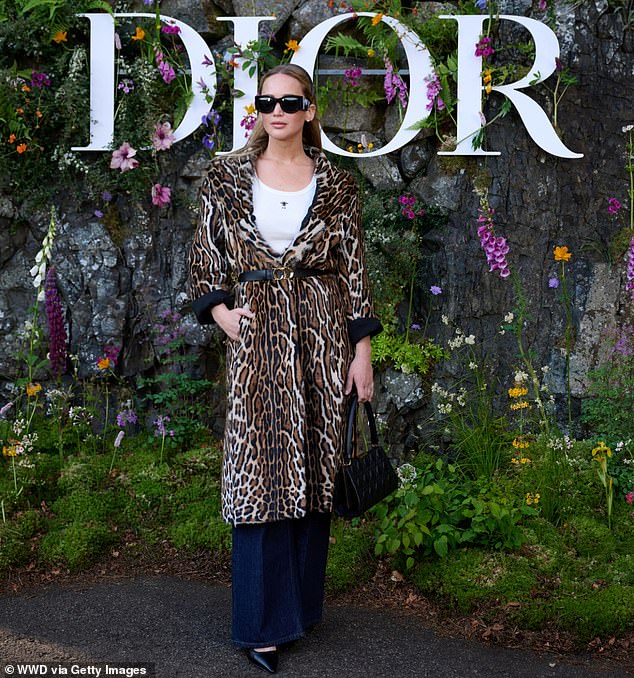 Jennifer has been keeping busy and recently headed to a Scottish castle to attend a star-studded Dior runway show earlier this month (see above)