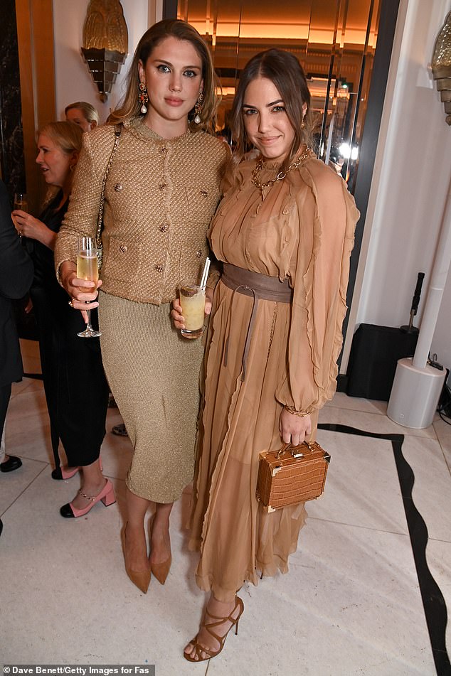 (L-R) Dame Sabrina Percy, Amber Le Bon