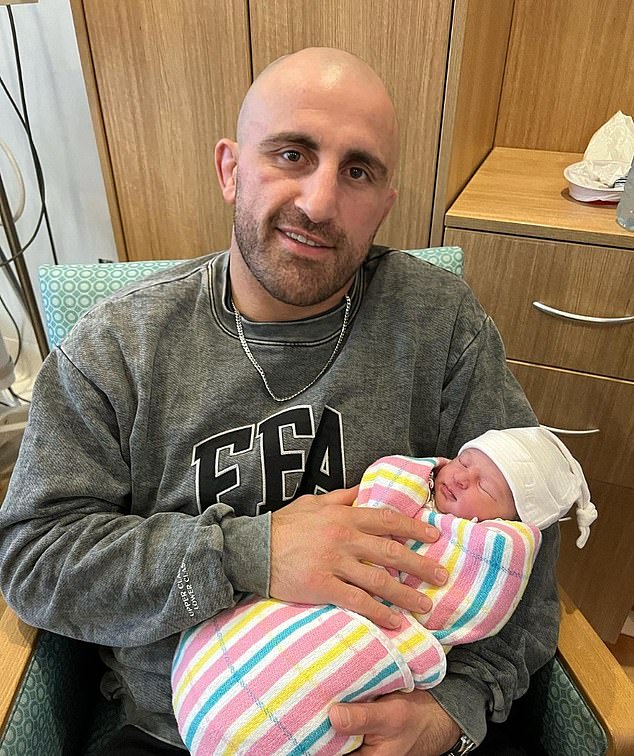 Reign Volkanovski was born in August 2023 and her name is a nod to her father's incredible achievements as a UFC champion
