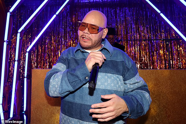 Fat Joe, pictured in New York last week, said today's norms in the entertainment industry have discouraged people from taking any controversial stance for fear it would affect their careers.